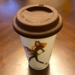 Henri bendel original coffee mug travel with lid